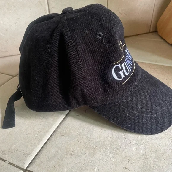 Official Guinness Beer   Baseball Cap Hat Black Adj  Strapback vintage 90s - Picture 2 of 4